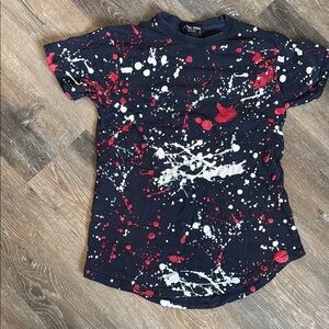 Splatter Print men’s small  T-Shirt